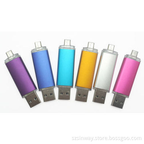 OTG USB Flash Drive, 1GB-32GB, with Customized Color